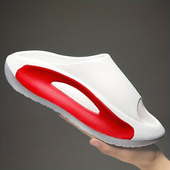 Men's Platform Slides Open Toe Slip On Slippers