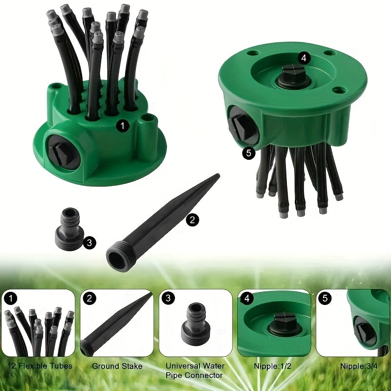 360 Degree Garden Automatic Sprinkler Watering Sprinkler