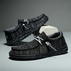 Men's Casual Canvas Loafer Shoes Lightweight Slip On