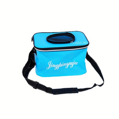 Durable Folding Fish Bucket Assorted Colors