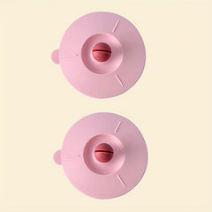 4pcs Silicone Cup Lid Mug Covers - Airtight Seal for Beverages