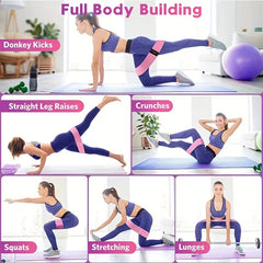 Yoga Elastic Resistance Band Hip Training Band