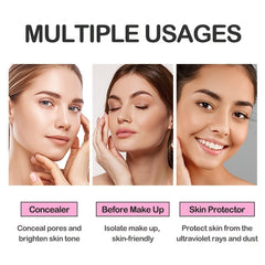 Moisturizing Barrier Cream Primer Waterproof Sweat Proof Tone Up Concealer