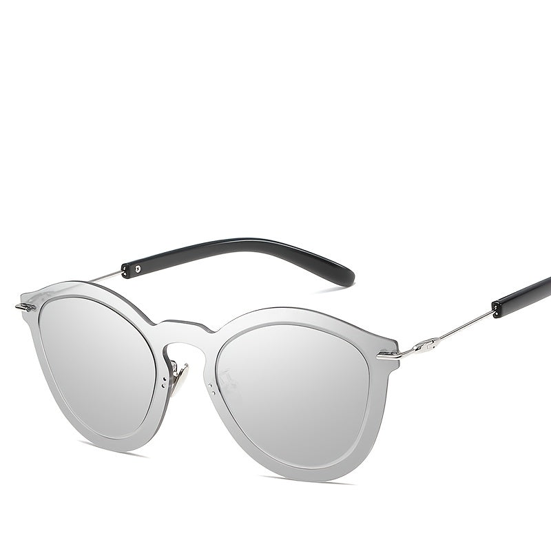 Cat Eye Sunglasses Women's Stainless Steel Glasses