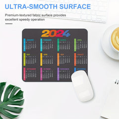 Calendar 05 Rectangular Anti Slip Rubber Mouse Pad 9.5 x 7.9 Inches