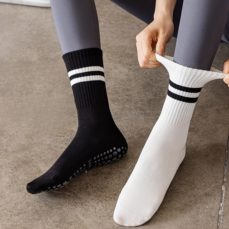 Women's Non-slip Yoga Fitness Socks Breathable Dance Training Socks