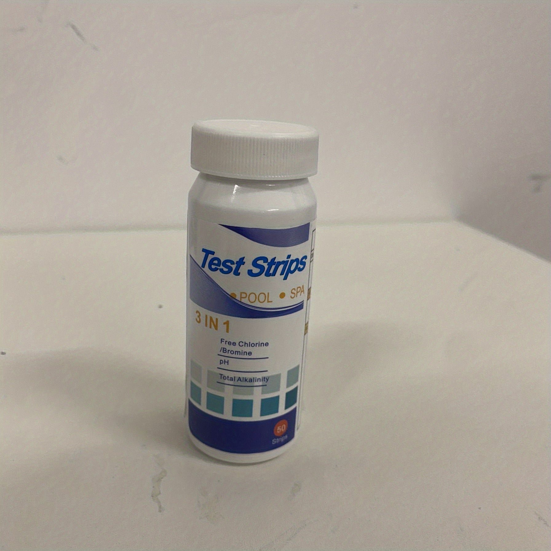 Pool & Hot Tub Test Strips - PH, Chlorine, Bromine, Alkalinity