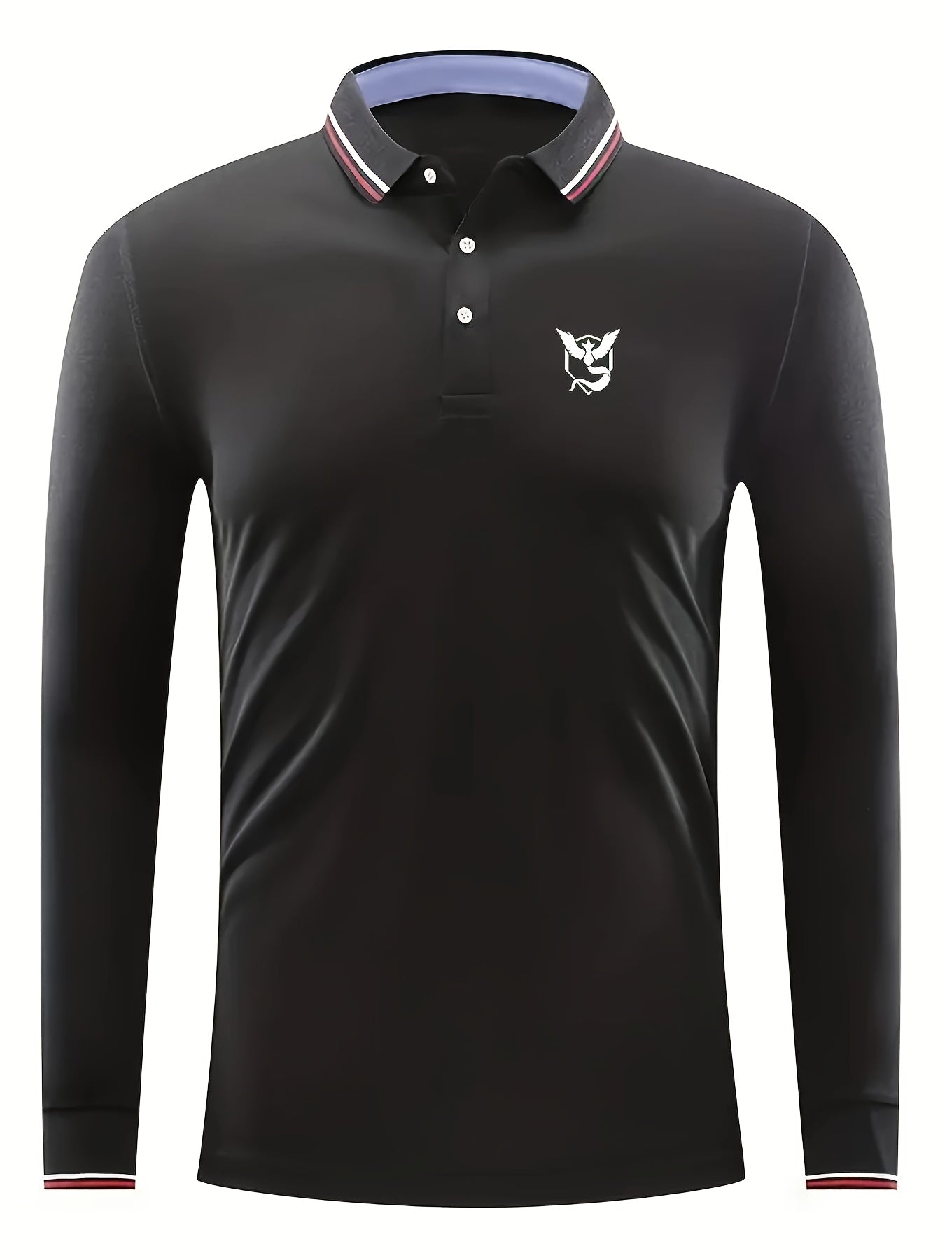 Men's Animal Print Long Sleeve Sports Shirt