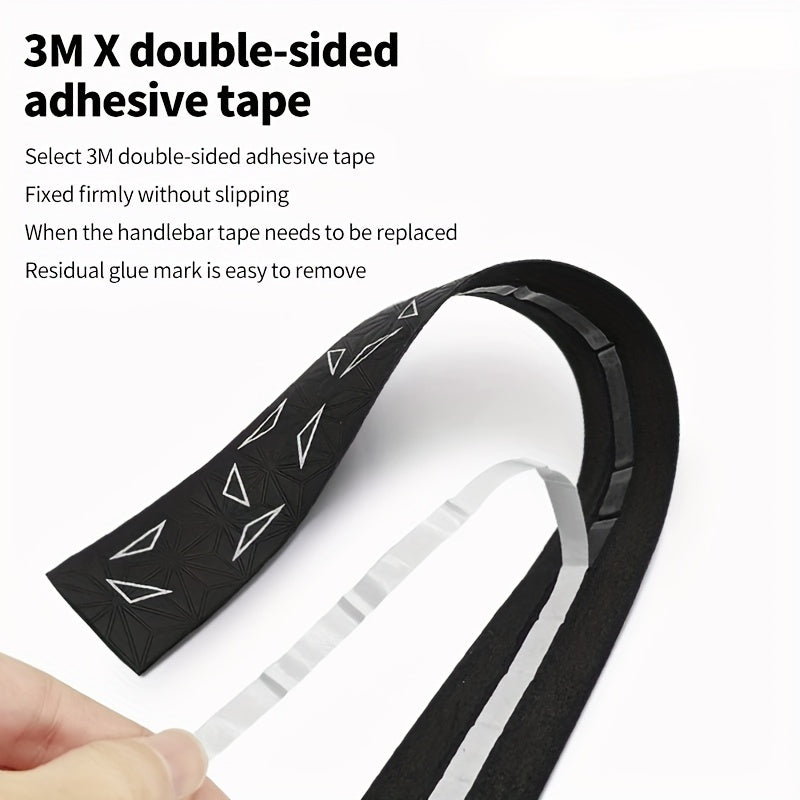 Comfortable Bicycle Handlebar Tape PU EVA Shock Absorption Non slip