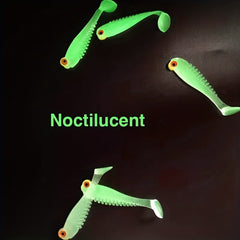 10pcs Soft Fishing Lures Kit Bass Trout Crappie Swimbaits Lures 2in