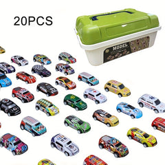 Alloy Pull Back Car Toy With Storage Box Children's Toy Car Model