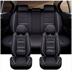 Universal Car Seat Cover Four Seasons PU Leather Wear Resistant Waterproof