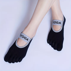 Women's Cross Strap Yoga Socks Non Slip Sports Socks