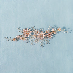 Wedding Head Flower Hair Clip Crystal Wedding Headdress
