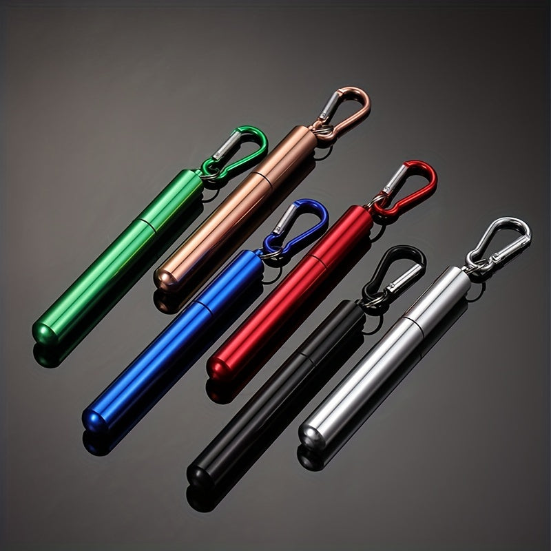 304 Stainless Steel Retractable Coffee Straw Telescopic Milk Tea Stirring Straw