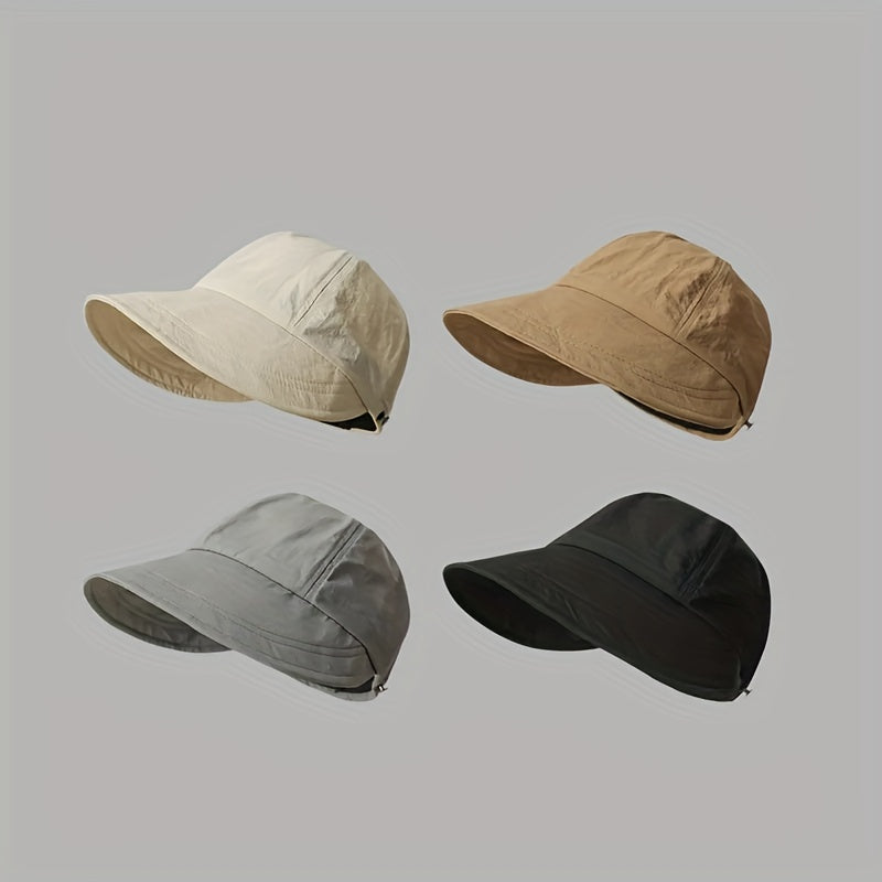 Quick Drying Sun Visor Wide Brim Fisherman Hat for Men and Women