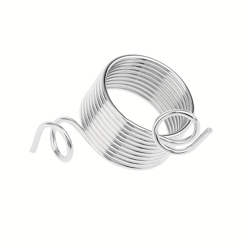 Stainless Steel Finger Guide Wire Loop Yarn Knitting Tool