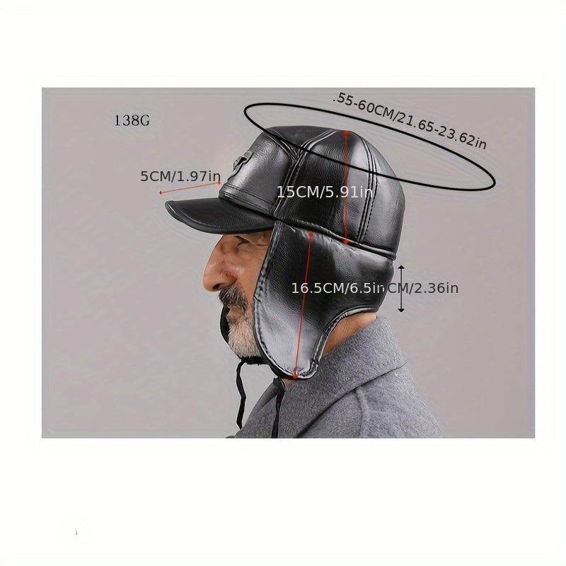 Winter Ear Protection Warm Caps For Middle aged And Elderly People