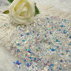 100pcs 1 0 47inch AB Colour Acrylic Flower Orchid Beads DIY Dress Jewelry Tiara