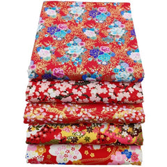 5pcs Cotton Craft Fabric Bundle Squares Patchwork 7 8inch X 9 8inch 20cmx25cm
