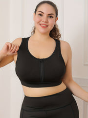 Sports Bra Front Close High Impact Absorbent Criss Cross