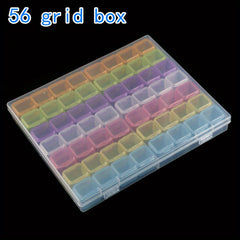 DIY Diamond Storage Box 28 56 Grids Plastic Beaded Organizer