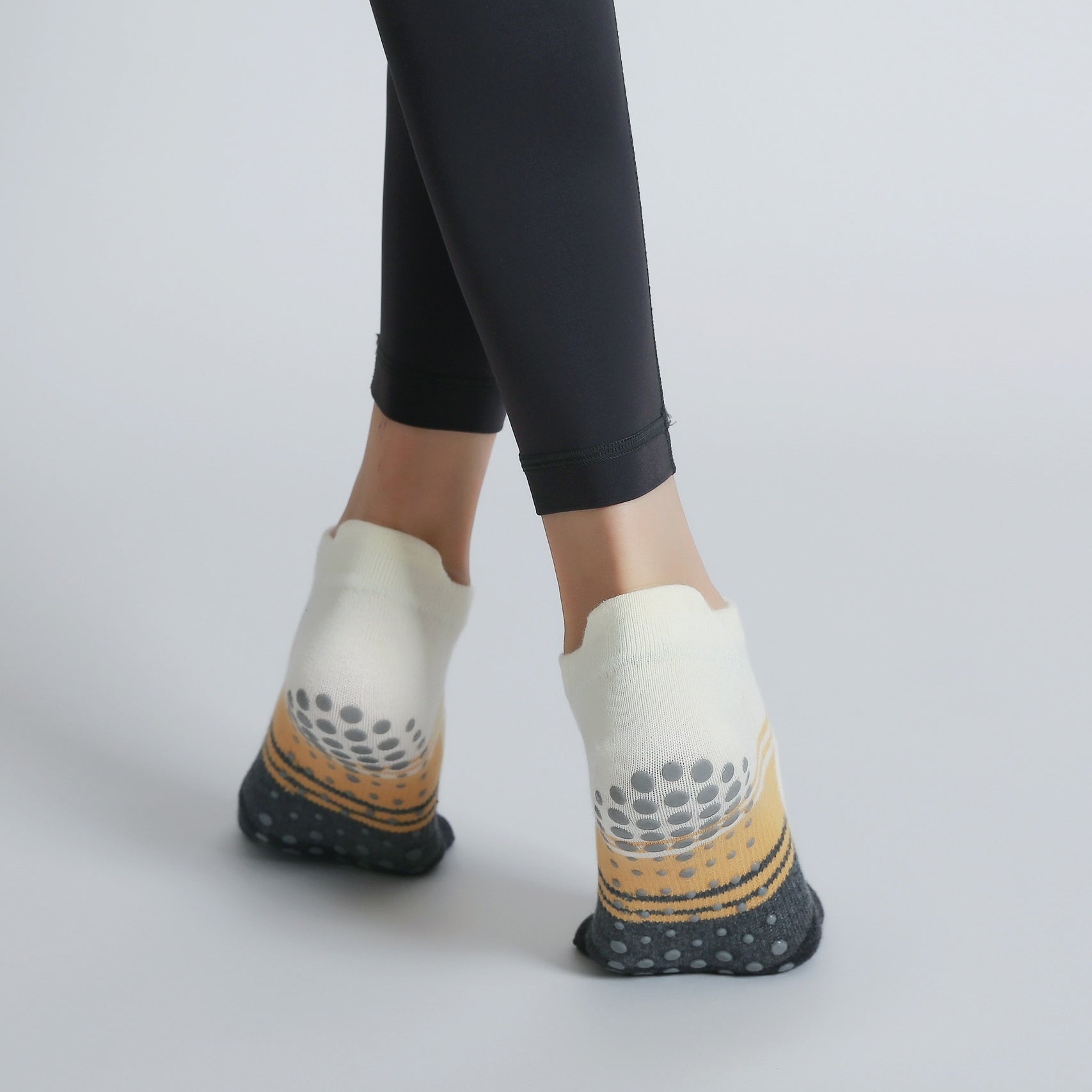 Non Slip Yoga Socks with Extra Grip and Towel Bottom