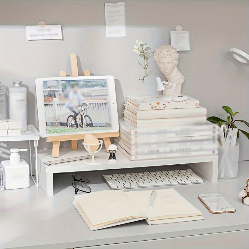 Desktop Computer Heightening Frame Storage Shelf Monitor Lifting Base Bracket