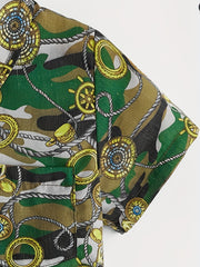 Toddler Boys Camouflage Short Sleeve Shirt