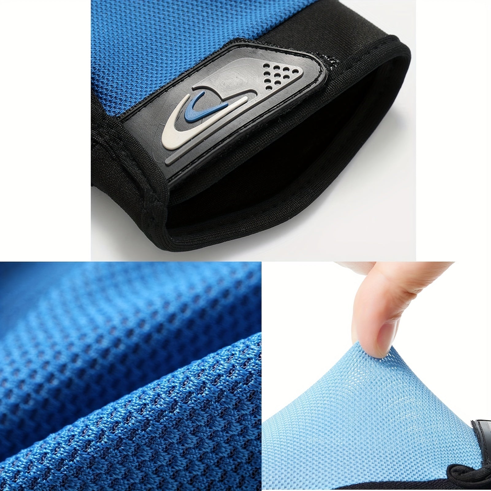 2Pcs Fingerless Fishing Gloves Non-slip Thin Protection