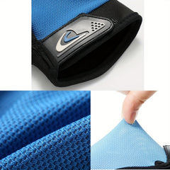 2Pcs Fingerless Fishing Gloves Non-slip Thin Protection