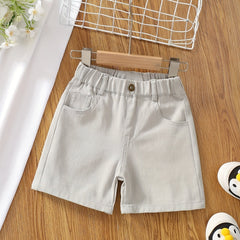 Girls' Comfy Casual Shorts with Pockets - Kids Outfit