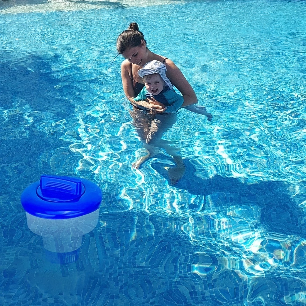 Strong Pool Chlorine Dispenser, Fits 3 Tablets, Adjustable Release