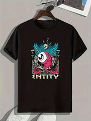 Anime Pattern Print Men's Graphic T shirt Casual Comfy Tees For Summer
