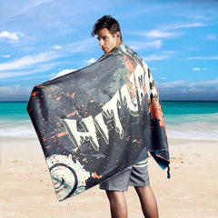 Turbo Microfiber Beach Towel Quick Drying Towel Sand Proof Swim Towel