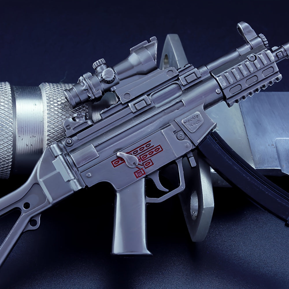 Alloy MP5 Sub Machine Gun Model for Keychains Car Accessories Necklaces