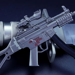 Alloy MP5 Sub Machine Gun Model for Keychains Car Accessories Necklaces