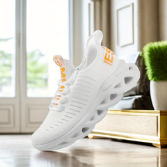 Soft Thick Sole Shock Absorption Sneakers Lightweight Mesh Breathable