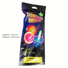 DIY Fluorescent Rotating Toy Set with 4 Sticks