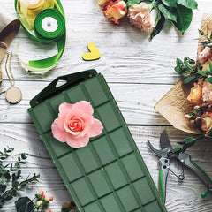 2pcs Rectangular Flower Foam Cage Holder for Floral Arrangement