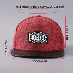 Hip Hop Cotton Blend Embroidered Print Baseball Cap