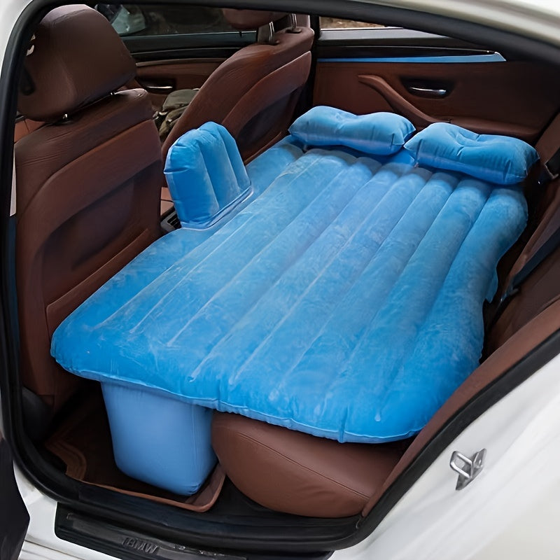 Car Inflatable Bed Rear Sleeping Pad Mattress Seat Air Cushion Suv Travel