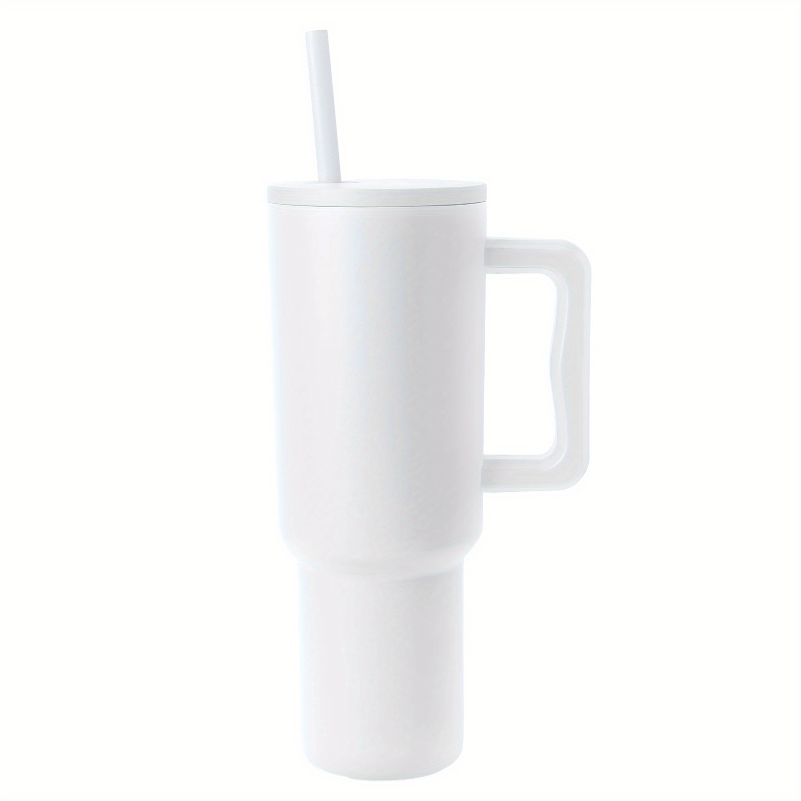 Insulated Stainless Steel 40Oz Tumbler with Handle & Straw Lid