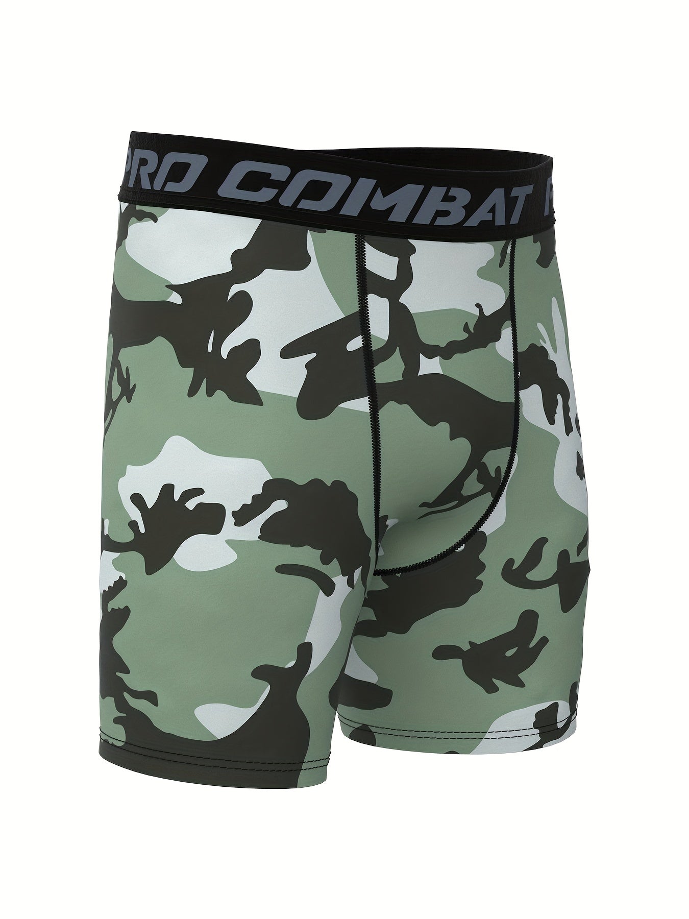 Xinso Men's Camo Compression Shorts Moisture Wicking High Stretch Athletic