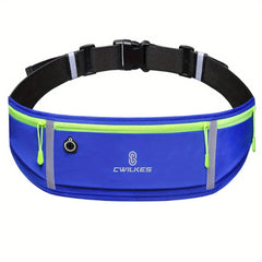 3-Pocket Waterproof Sports Fanny Pack - Phone Storage Bag for Outdoor Activities