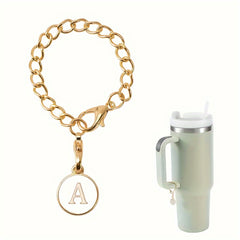 Letter Round Pendant For Cup Handle Cup Decoration Accessories