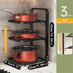 Kitchen Storage Rack for Pots and Pans - Sink Cabinet Organizer