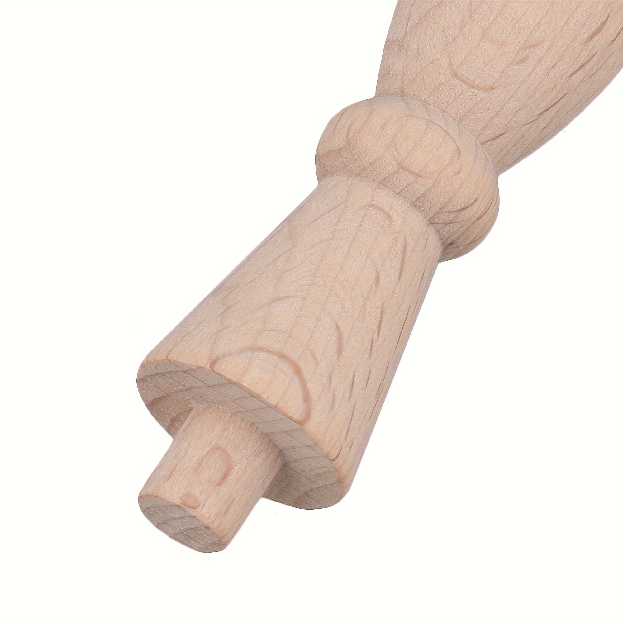 4pcs Solid Wood Porch Bridge Unpainted Wood Craft Spindles Baluster