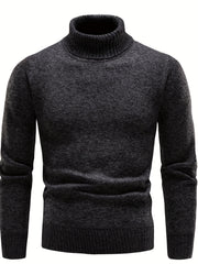 Men's Knitted Turtleneck Pullover Warm Top