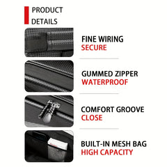 Hard Shell Rear Rack Pack for Mountain Bikes
